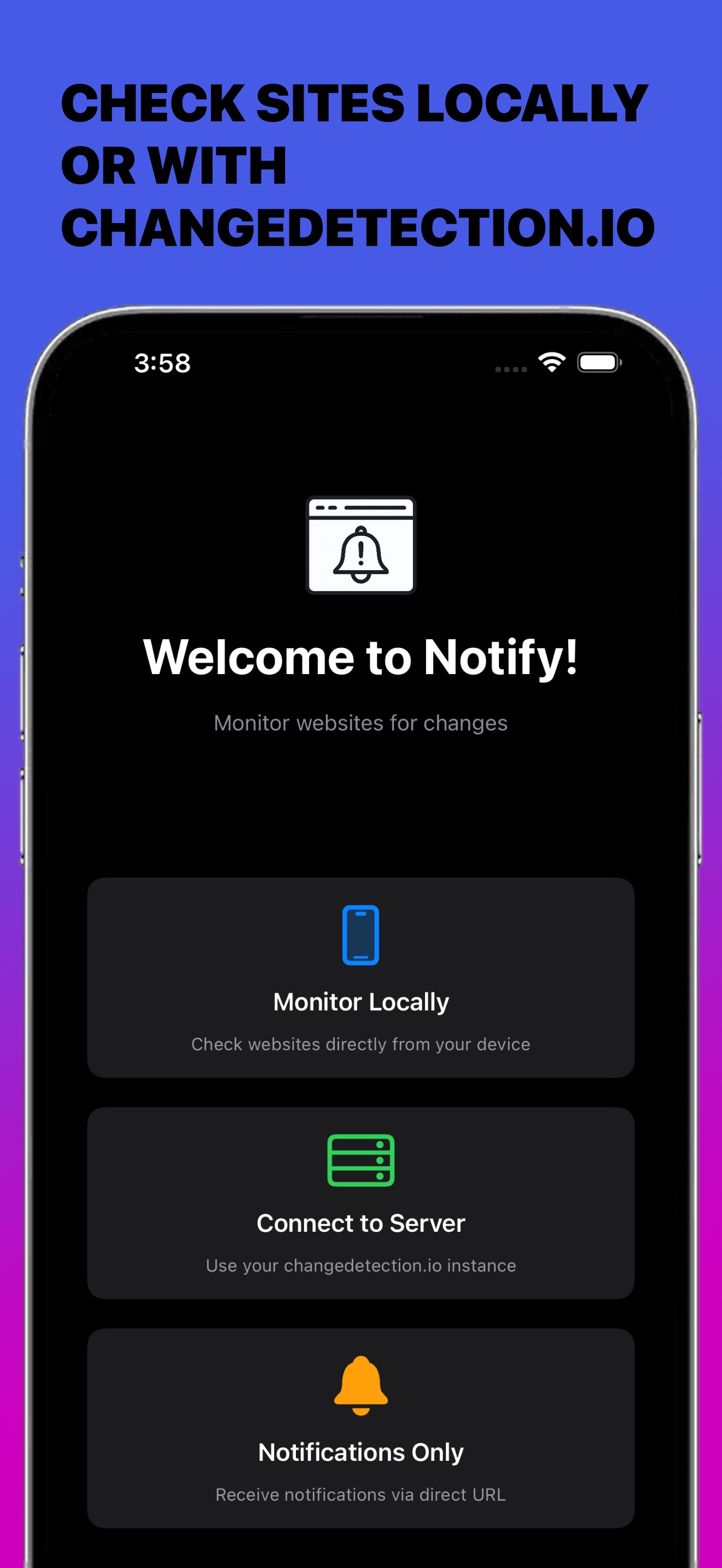 Notify! change history