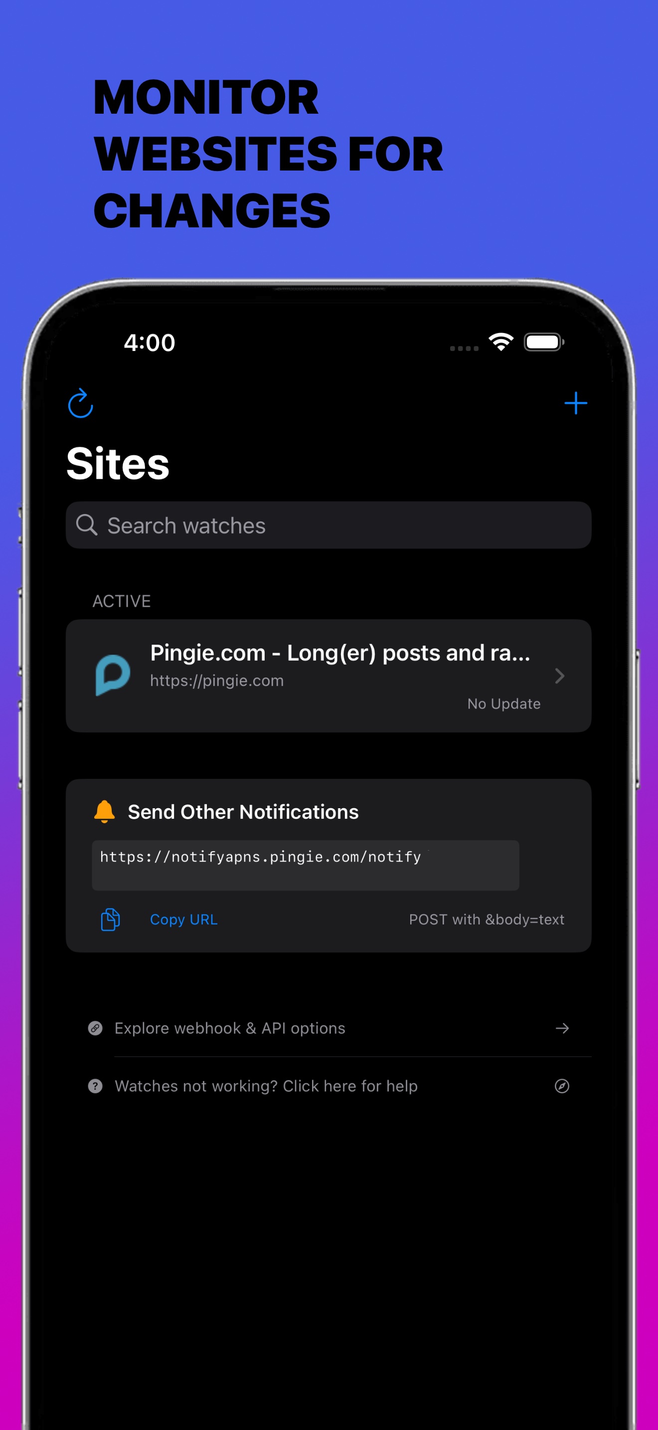 Notify! Apple Shortcuts integration