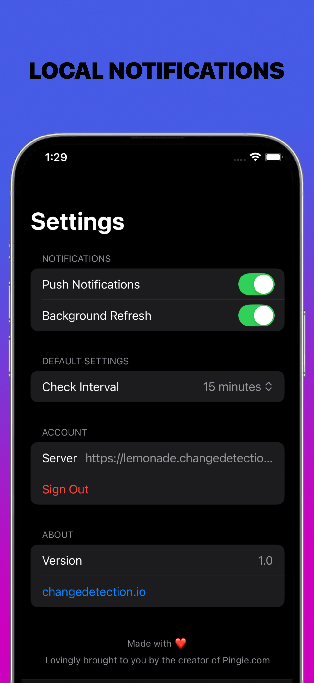 Notify! Screenshot 1